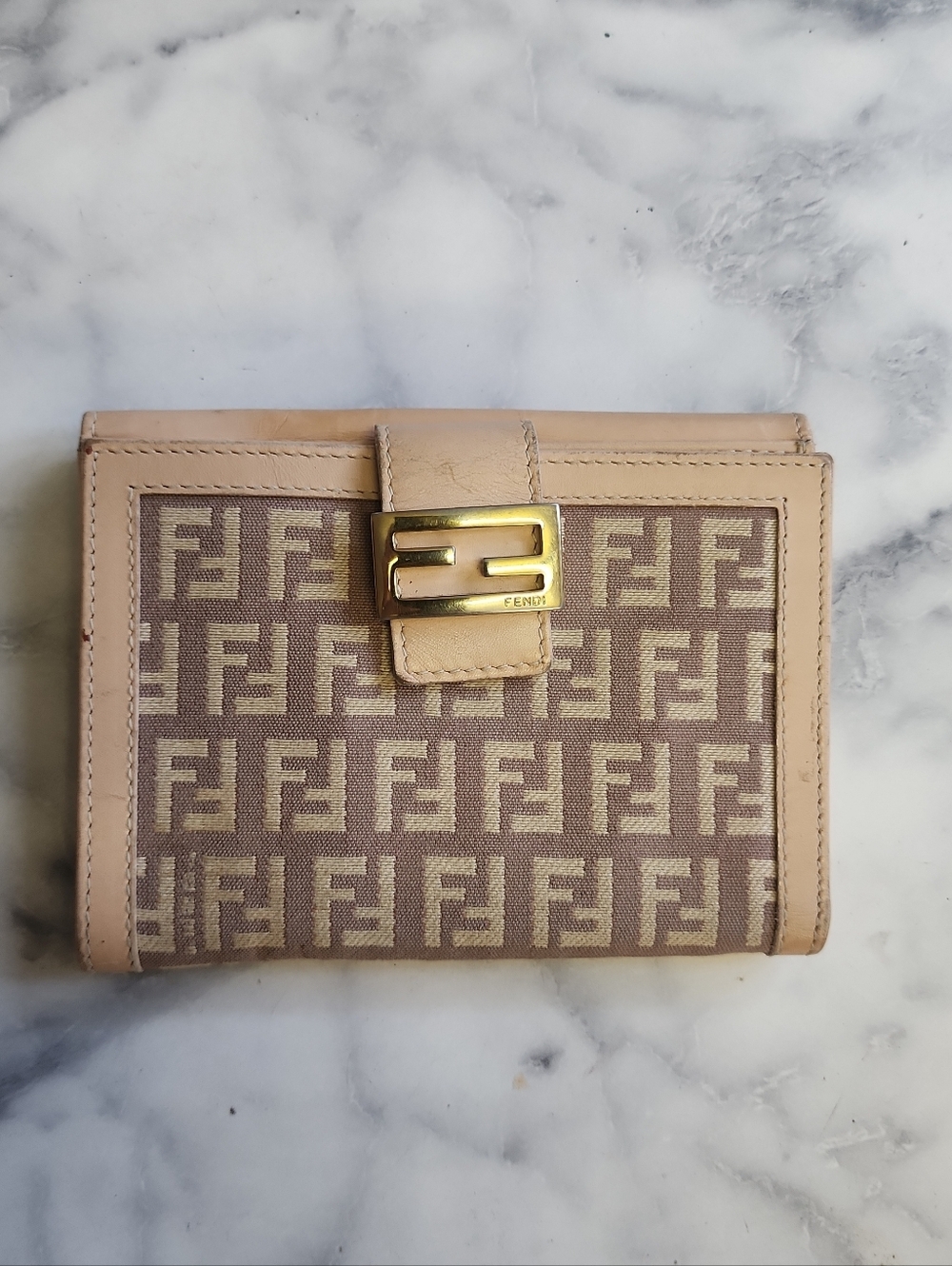 Authentic Zucchino Canvas Fendi Bifold Wallet - Picture 9 of 9